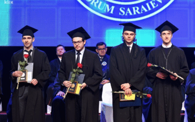 Naši maturanti Harun Hindija i Nudžeim Selimović osvojili su Zlatnu značku UNSA sa prosječnom ocjenom 10,00